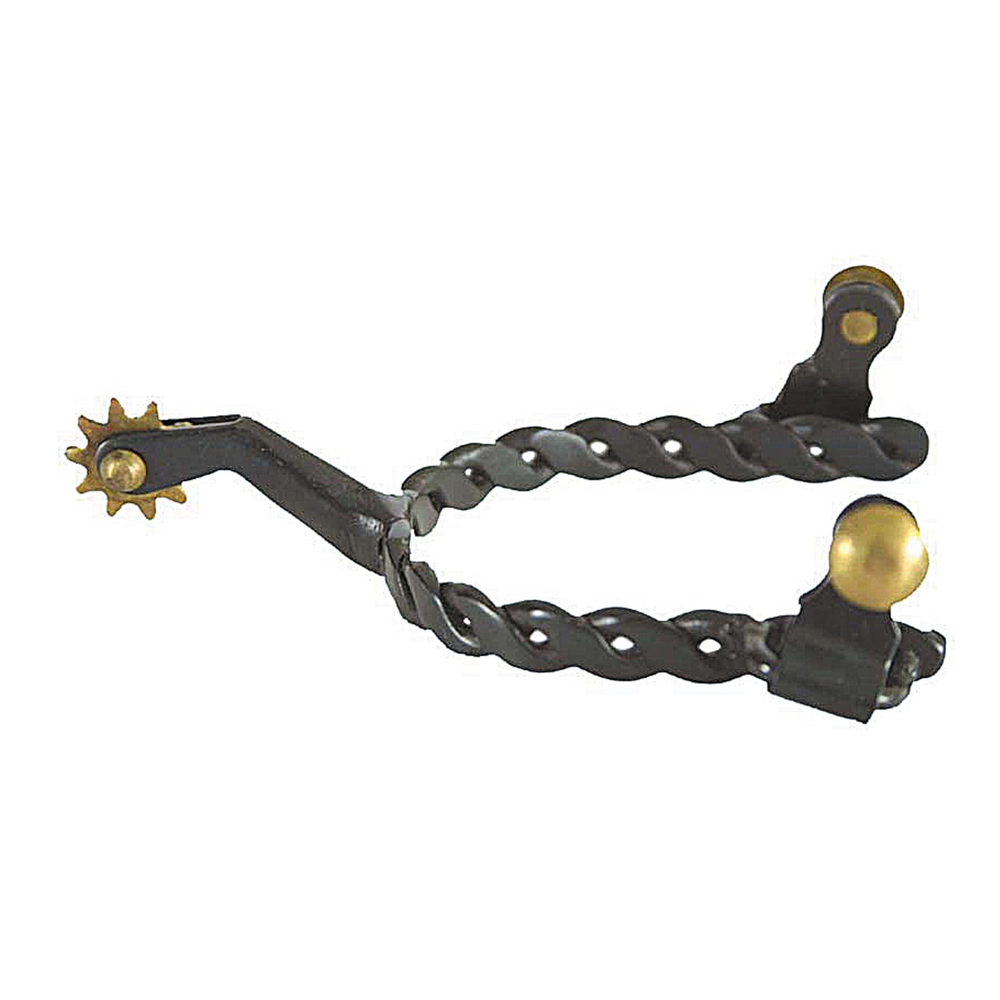 Blue Steel Twisted Wire Spur