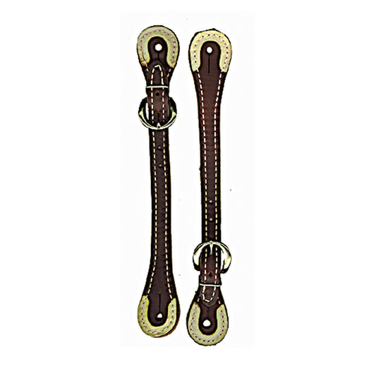 Rawhide Tipped Spur Strap