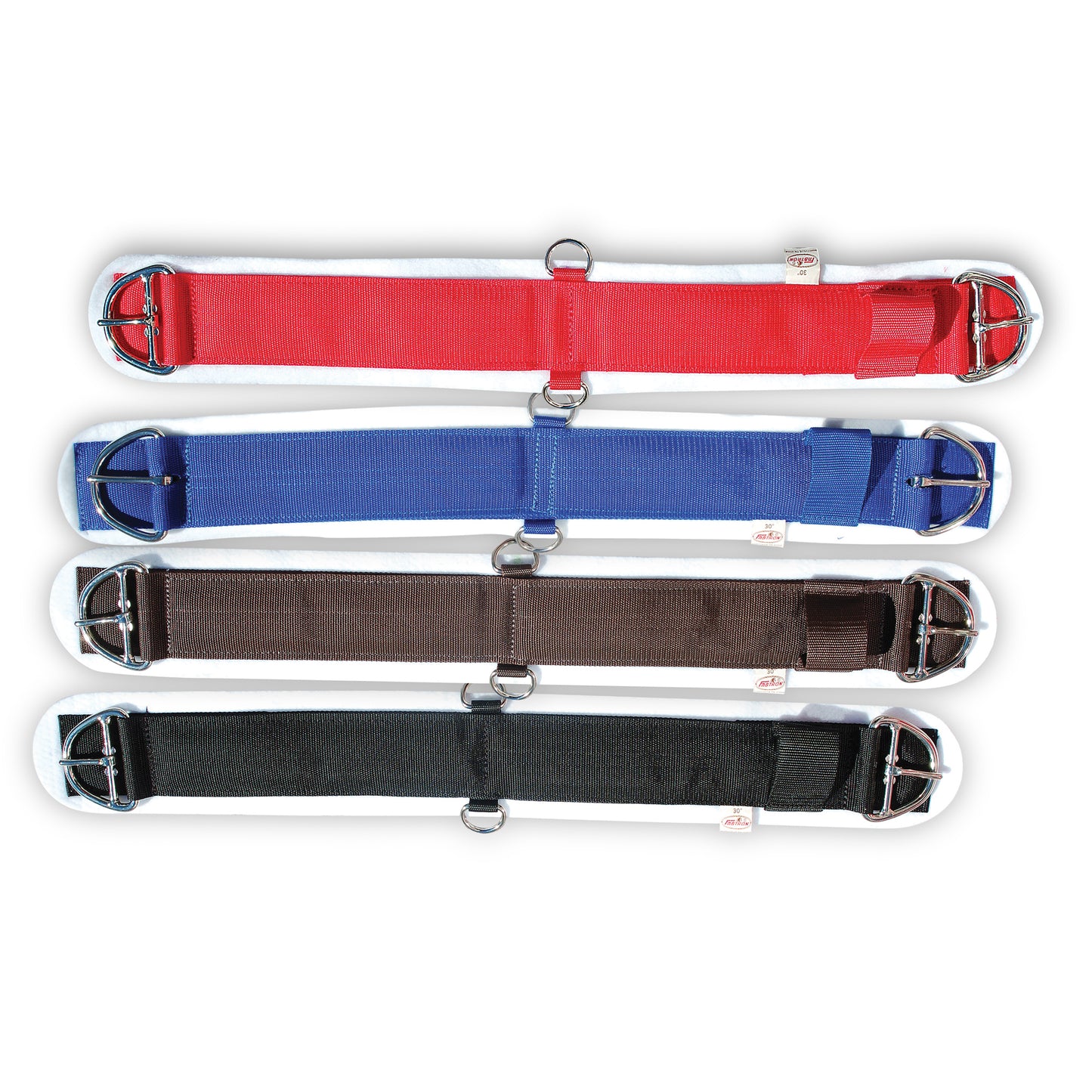 White Felt Trail Girths