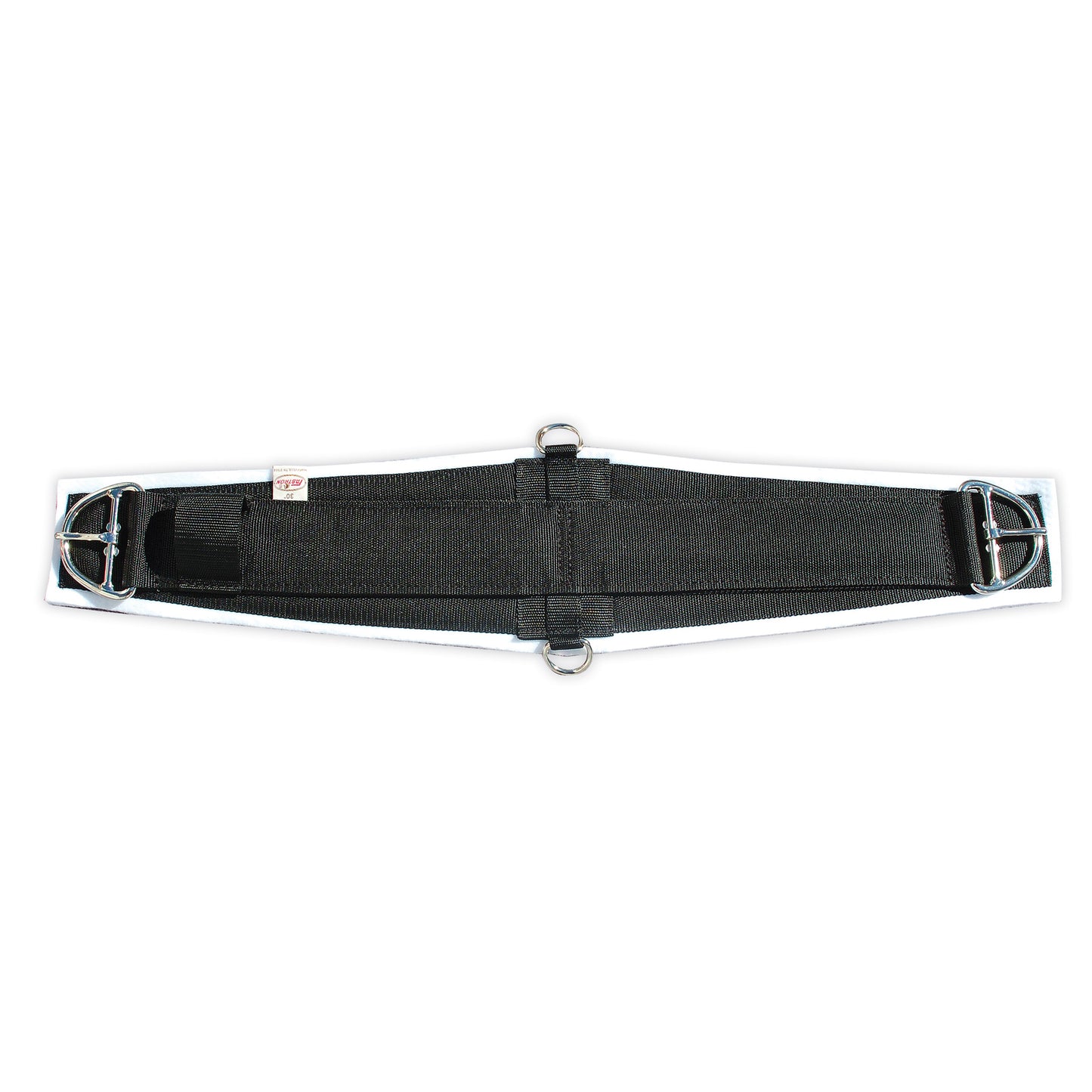 White Felt Roper Cinchas