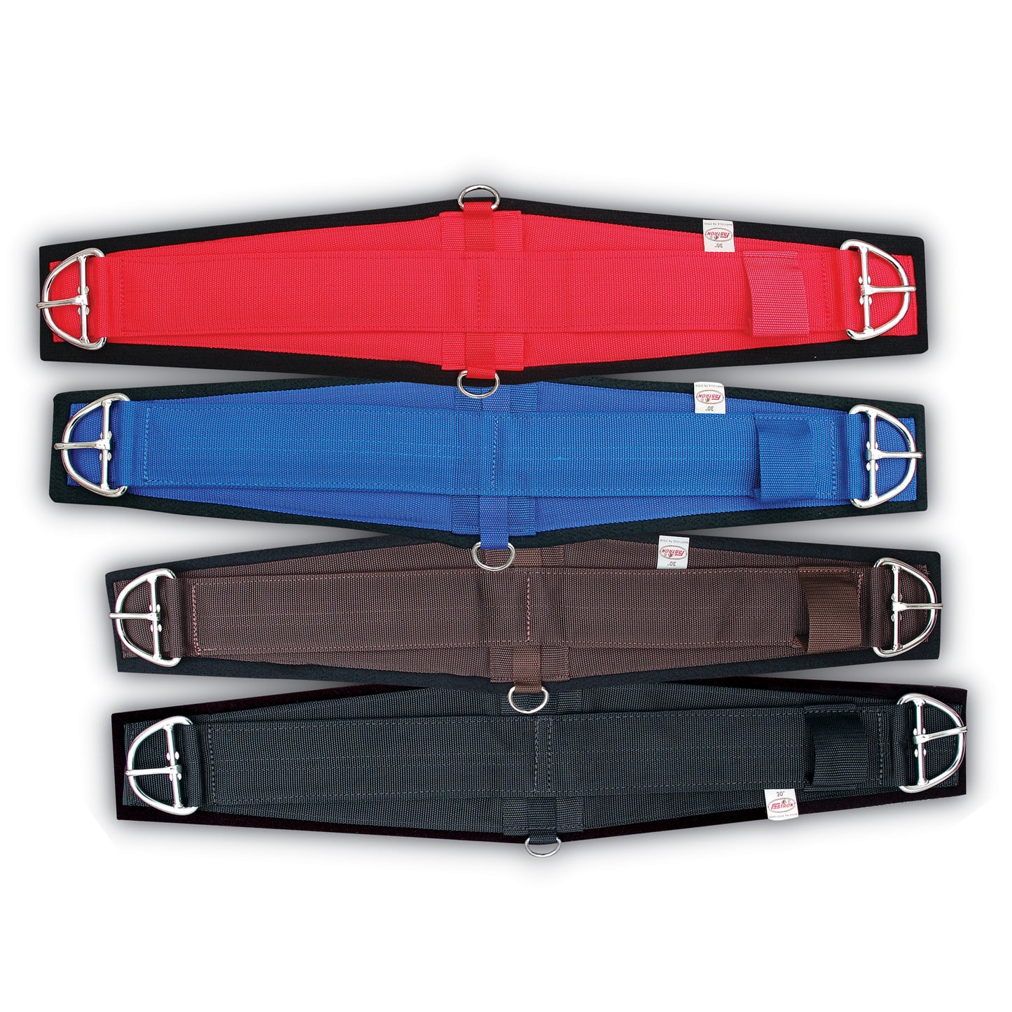 Black Felt Roper Cinchas