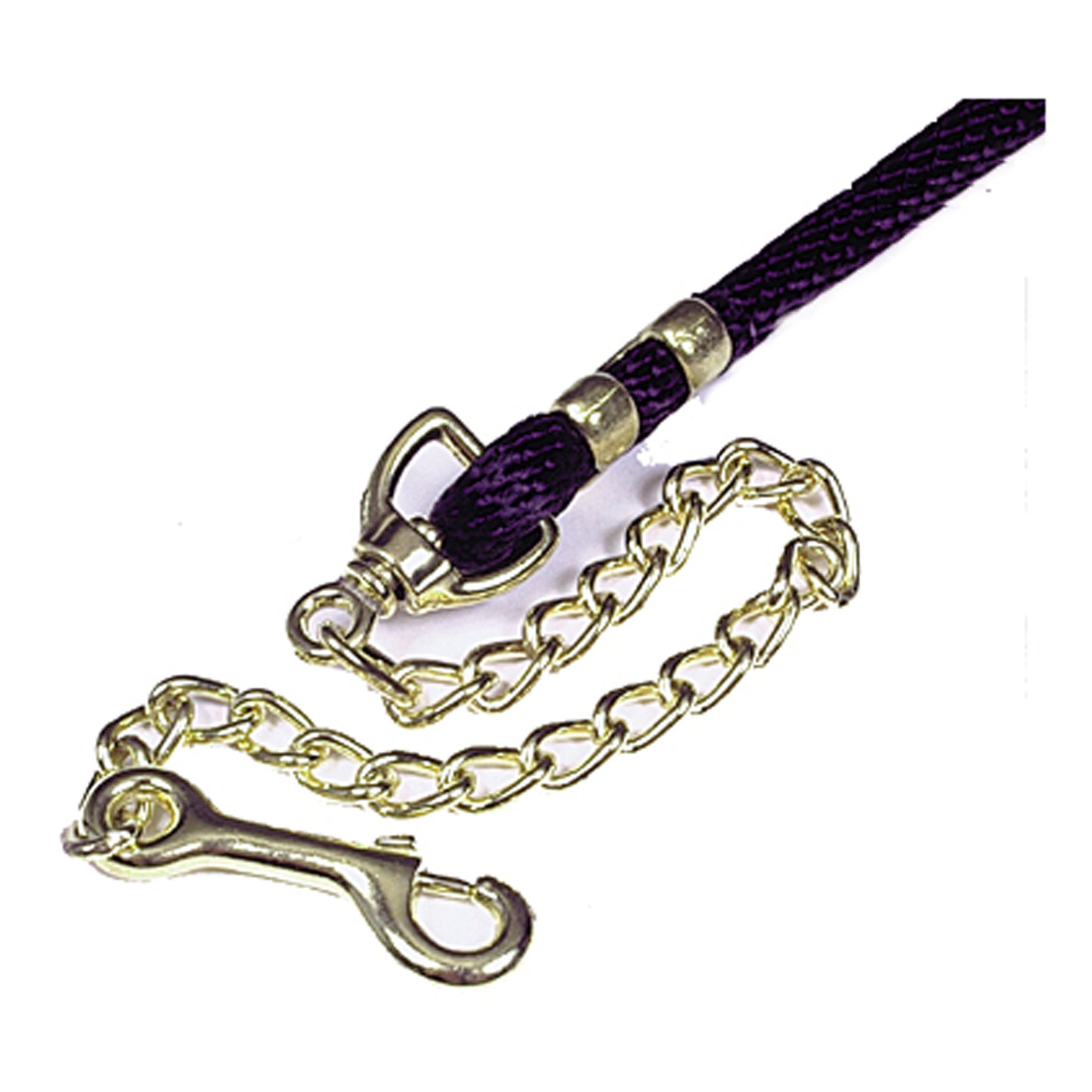 Horseman's Length 20" Swivel Chain Poly Lead