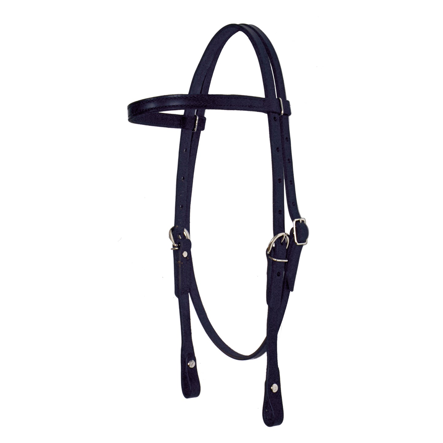 5/8" Leather Browband Headstall