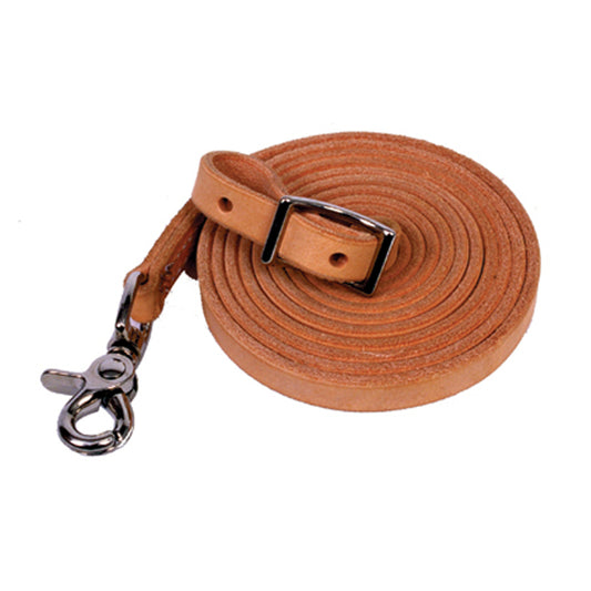 Leather Roping Reins - 5/8"