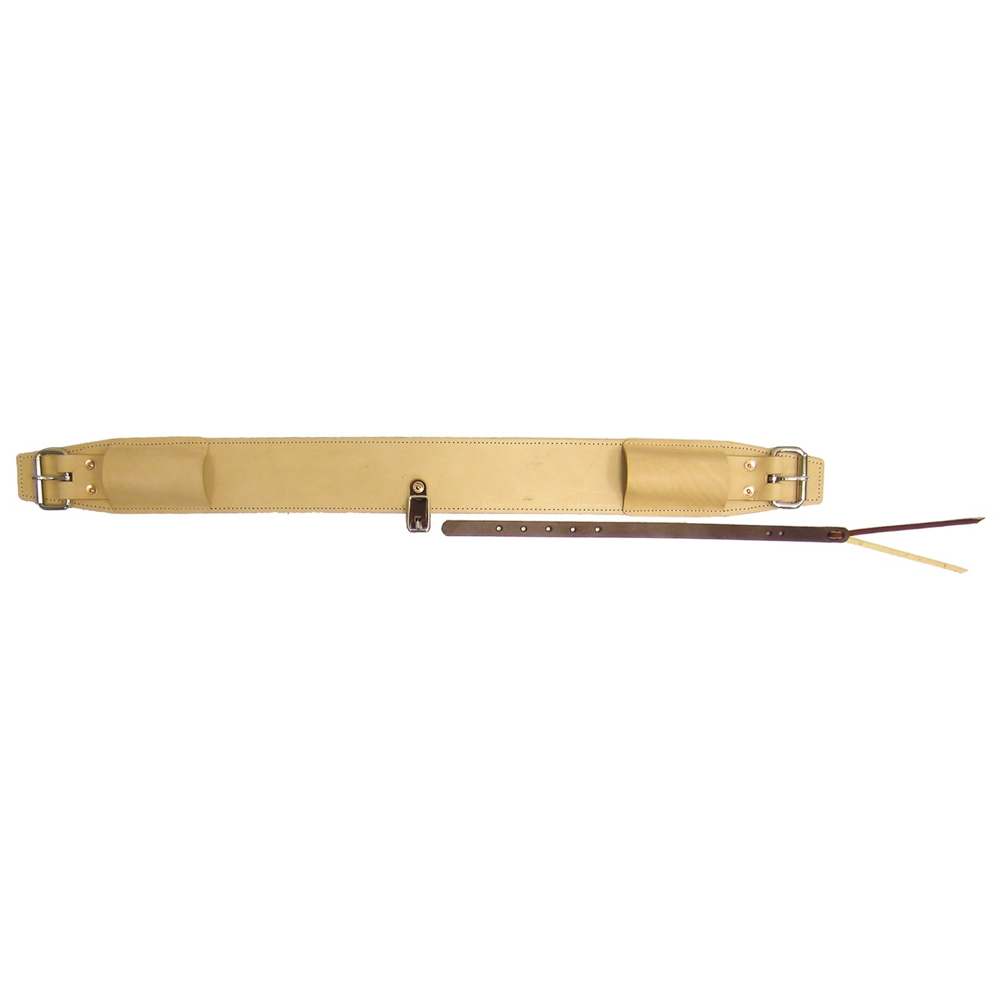 3" Double-Ply Leather Flank Cinch