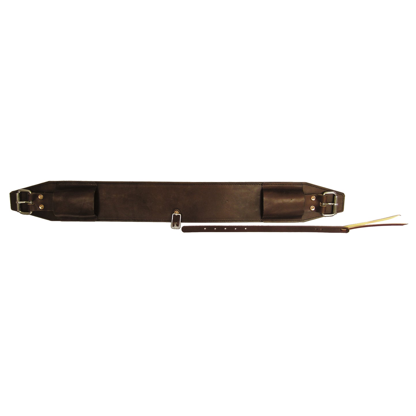 4" Double-Ply Leather Flank Cinch