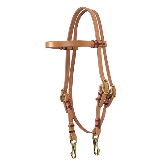 Hand-tied Browband Training Headstall