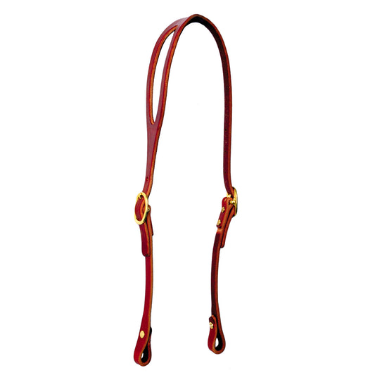 Shaped-Ear Bridle Leather Headstall