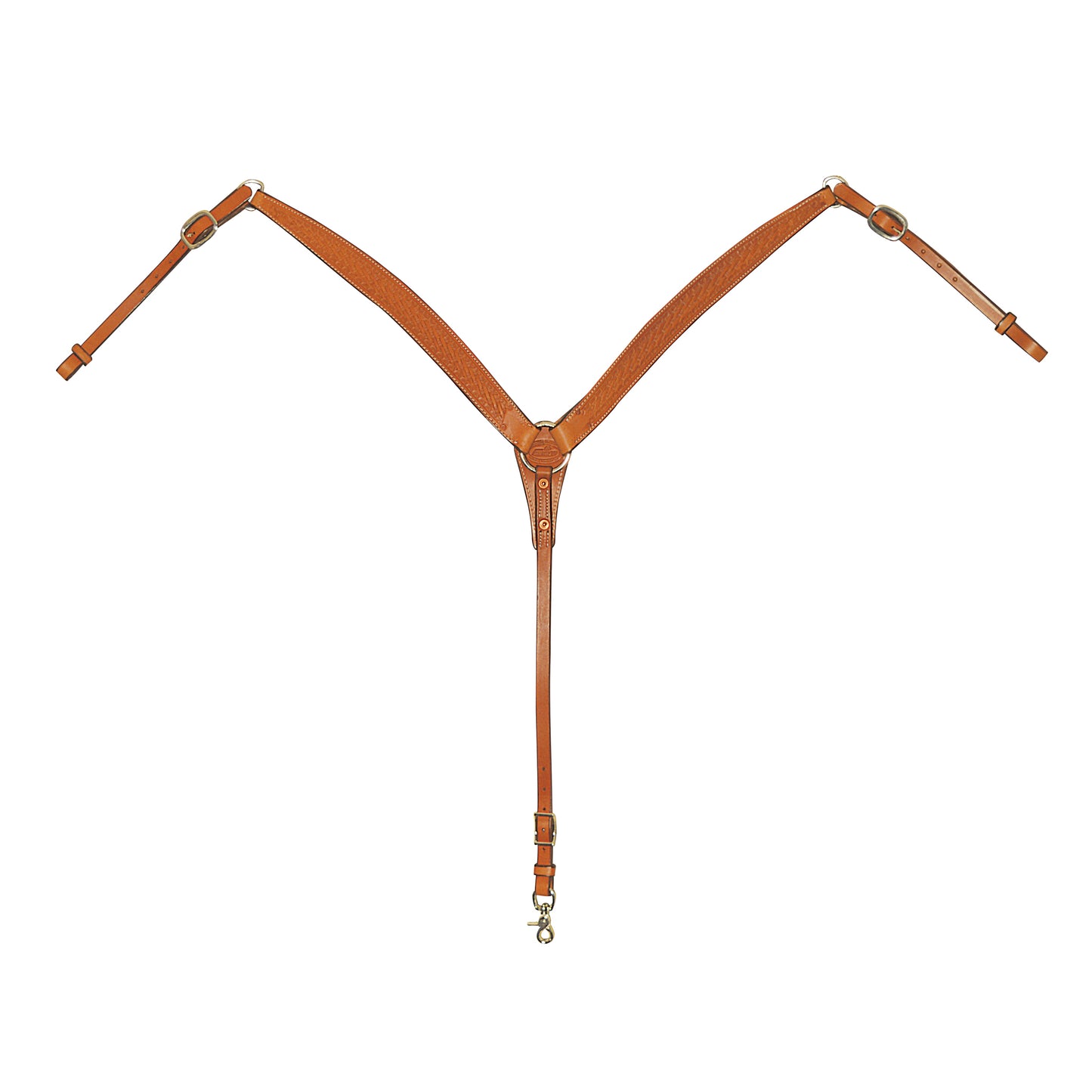 Basket Tooled Leather Breast Collars