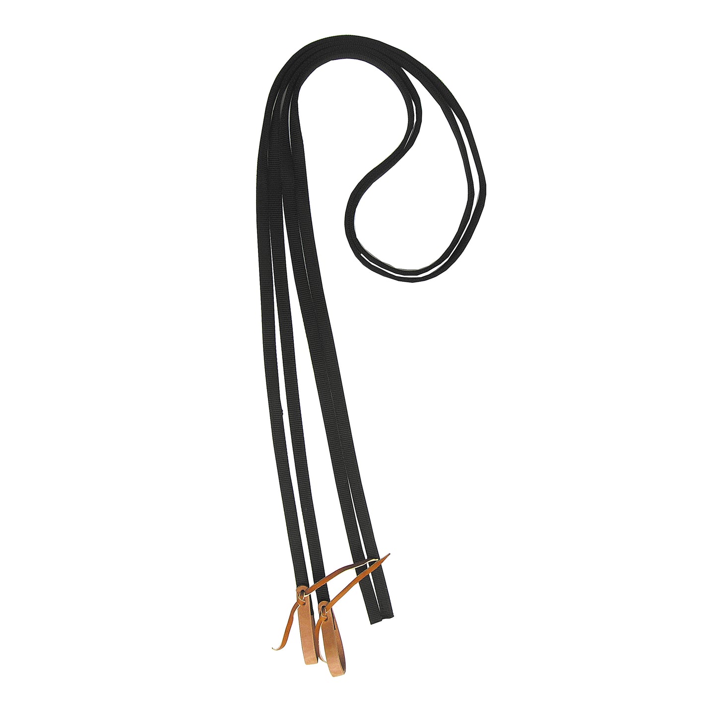 Split Reins with Leather Water Loops