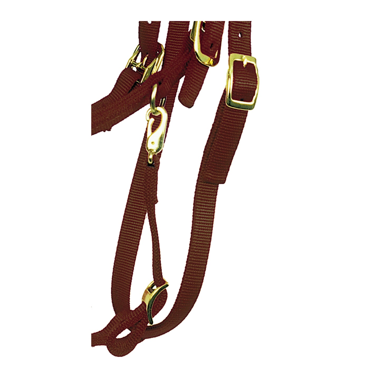 3/4" Comfort Fit Nylon Halter & Bridle Combo with Reins