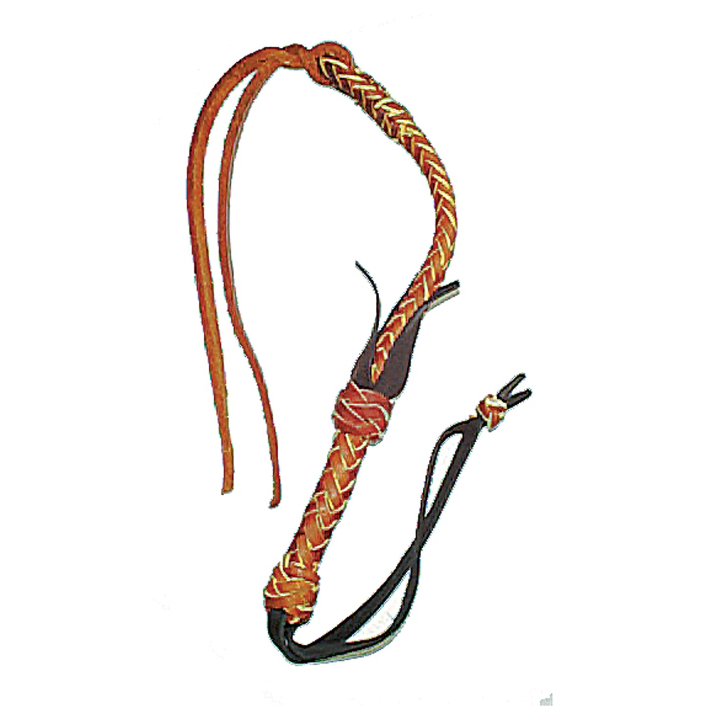 Braided Leather Quirt