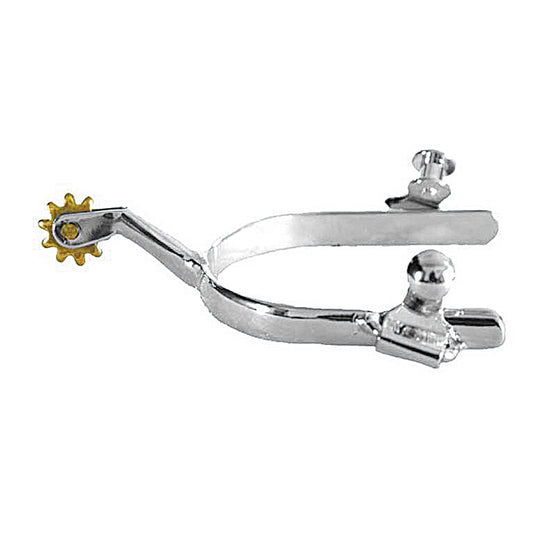 Man's Chrome Plated Roping Spur