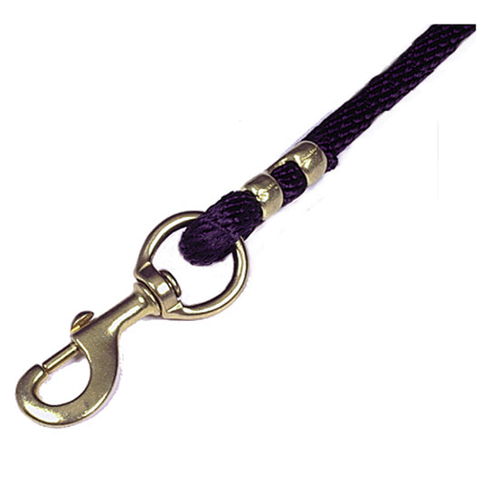 5/8" Solid Brass Horseman's Length Poly Lead