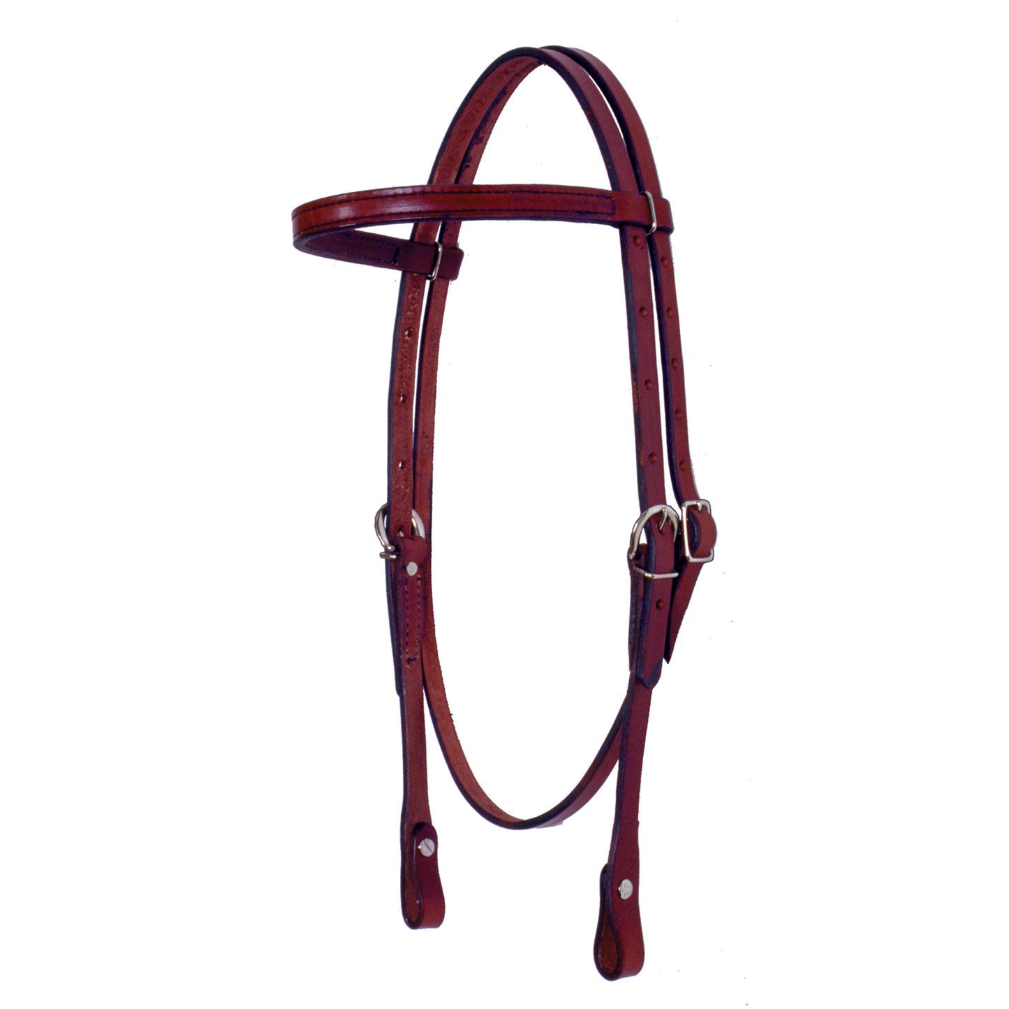 5/8" Leather Browband Headstall