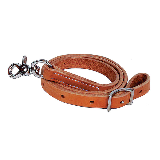 Leather Tie Down - Nickel-Plated Hardware