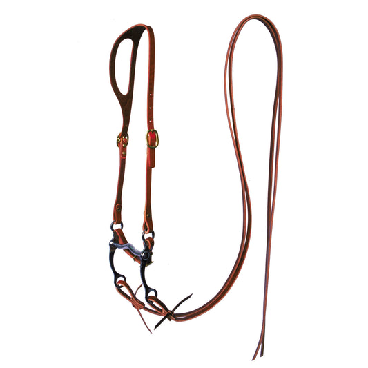 Ear-Shaped Leather Bridle