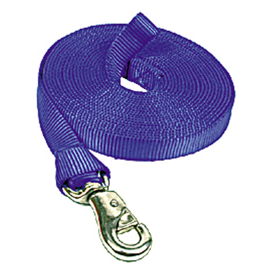 1" x 26' Nylon Lunge Line with Nickel Snap