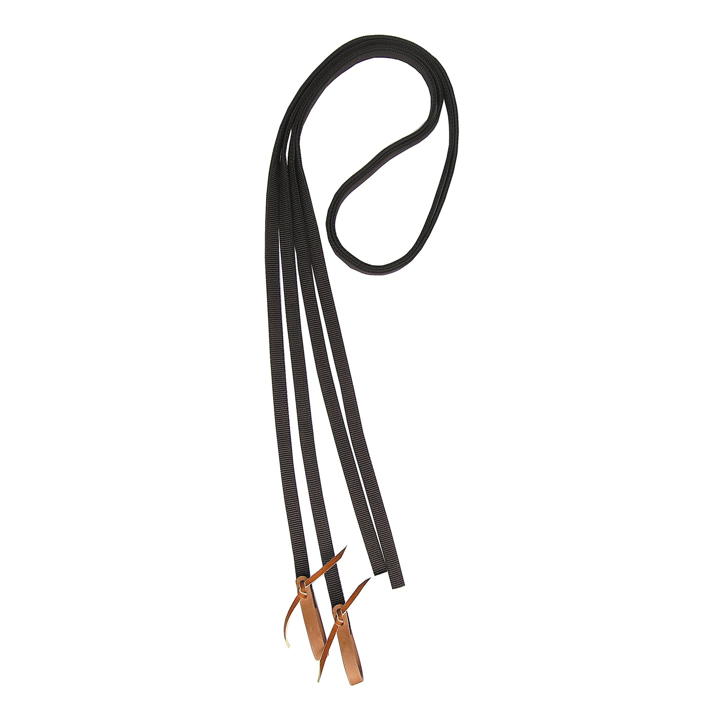 Split Reins with Leather Water Loops